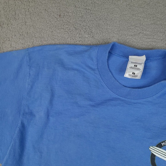 Moondoggies Beach Club T-Shirt Mens Large Blue Surf San Luis Obispo California - Picture 9 of 16